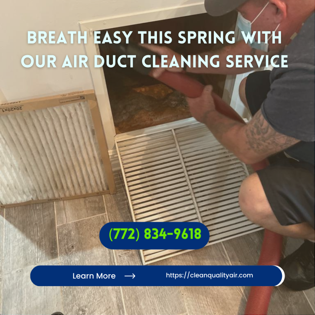 Breath easy this spring with our Air Duct Cleaning service