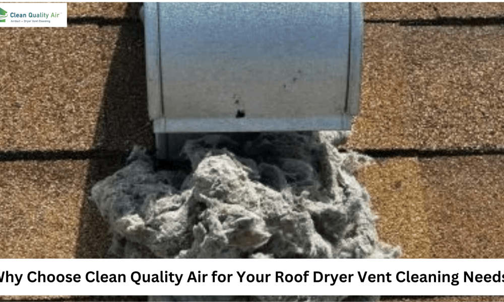 Roof dryer vent cleaning access point